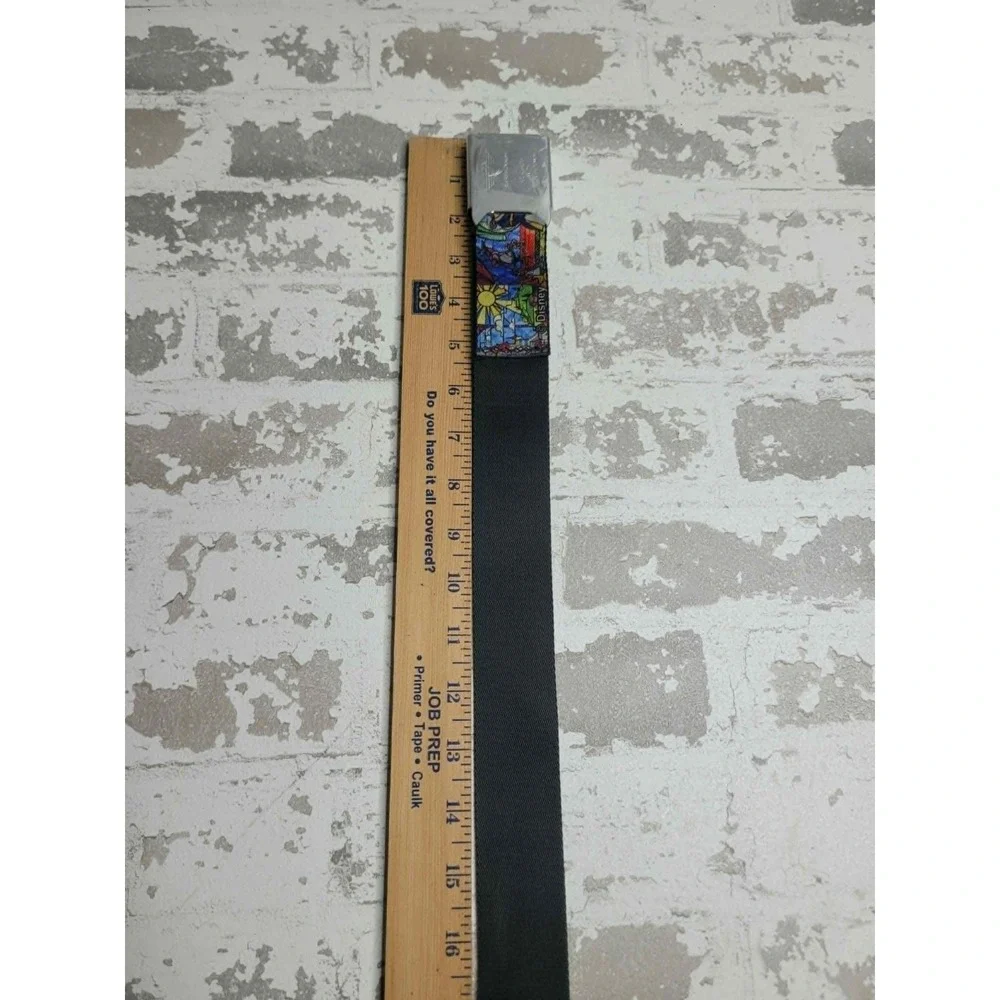 Buckle Down Disney Beauty and the Beast Stained Glass Adjustable Belt